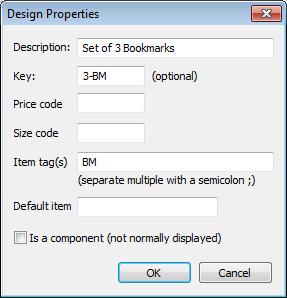 Setting a tag for a layout