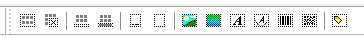 Toolbar displaying various icons for editing and formatting options in a software application.