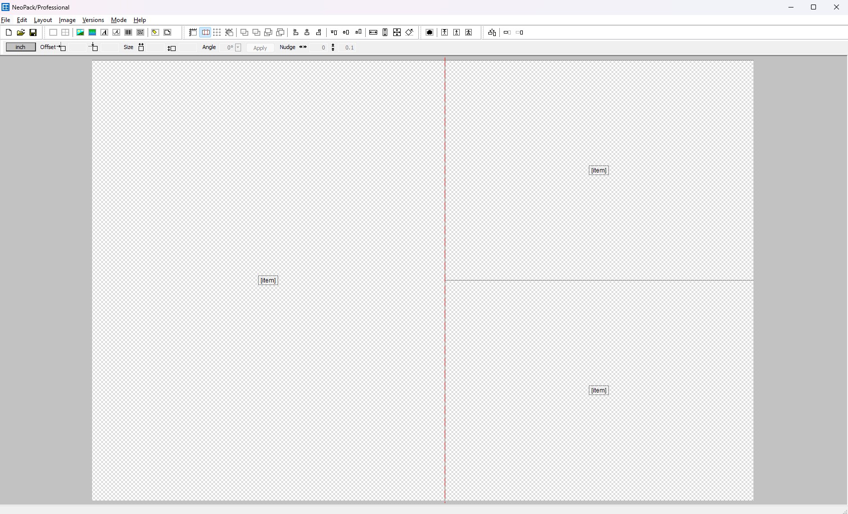 A software interface displaying multiple sections with labeled items for organization.