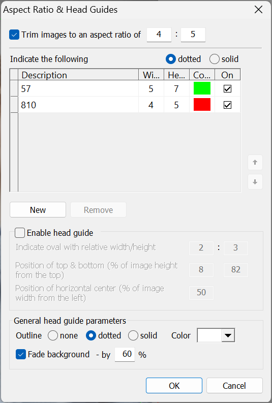 Trimming images to a 4:5 aspect