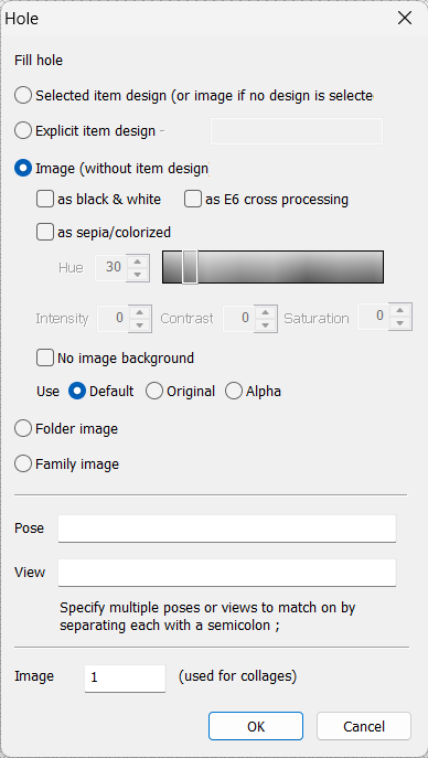 Adding the first subject image