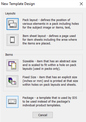 Starting a new Package Template