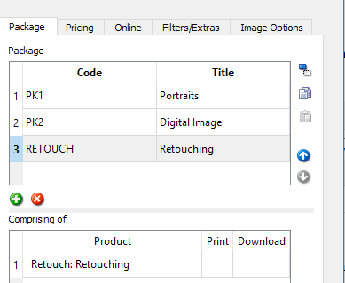 Adding a Retouch package