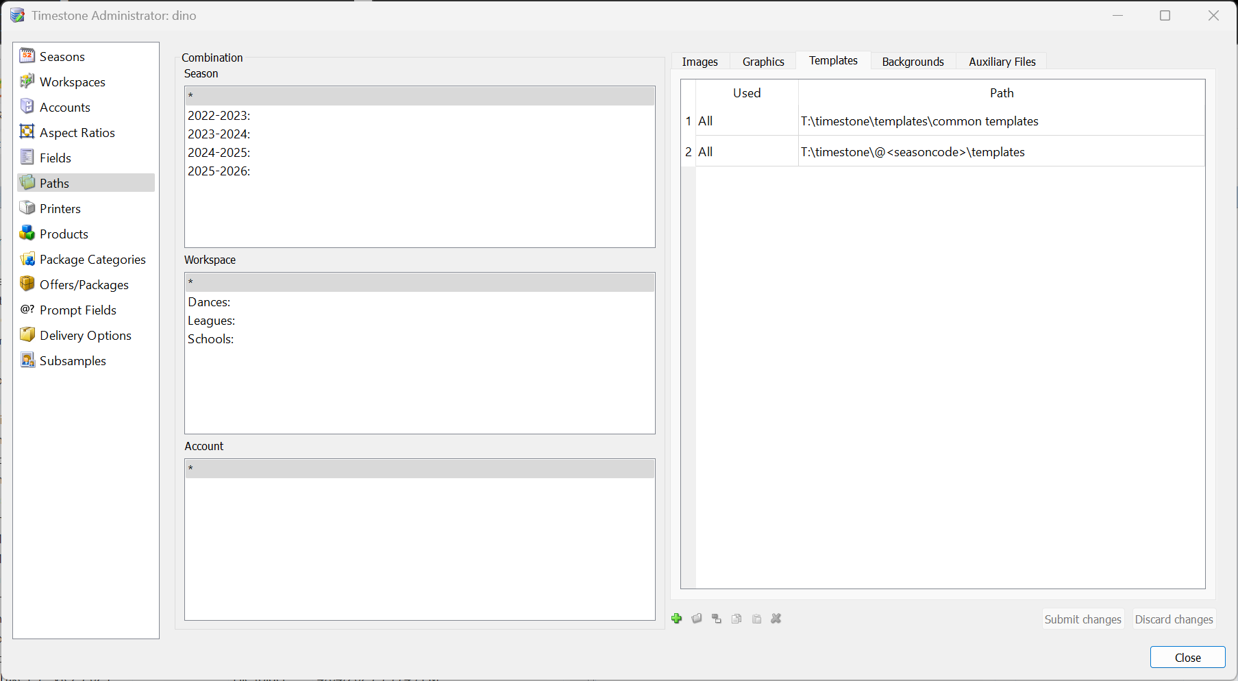 Setting a path using @<seasoncode>