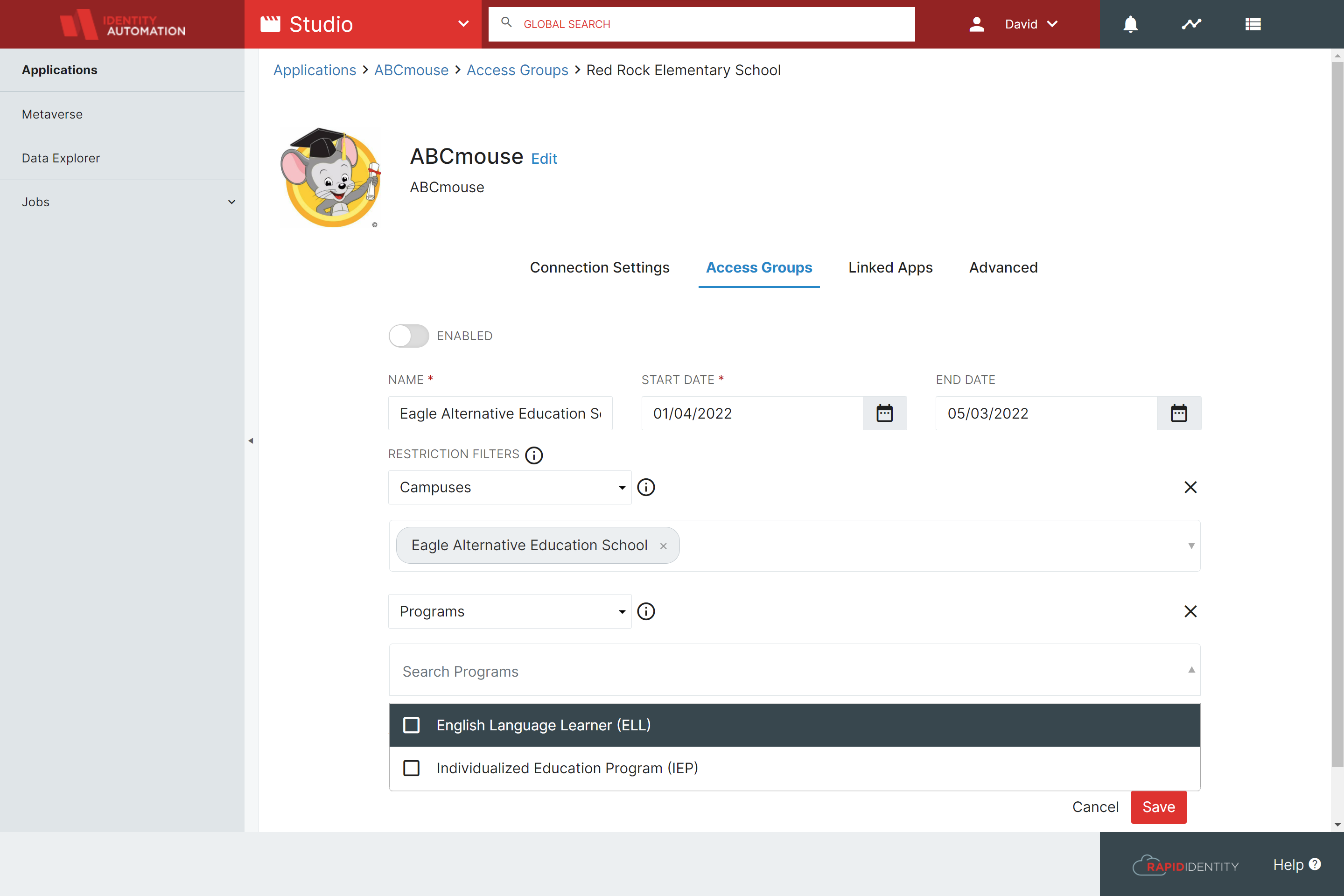 Access Groups