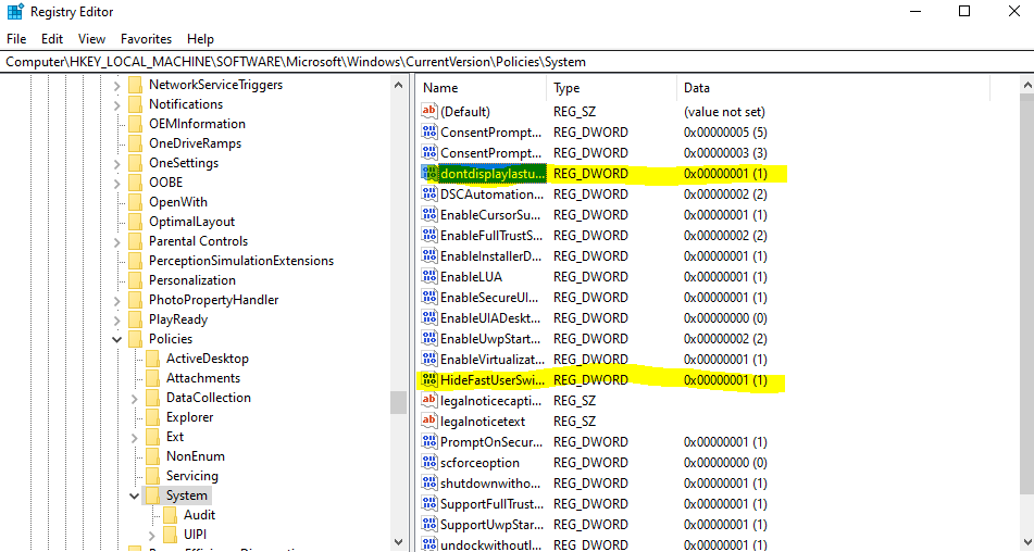 Fast User Switching For Windows Authclient