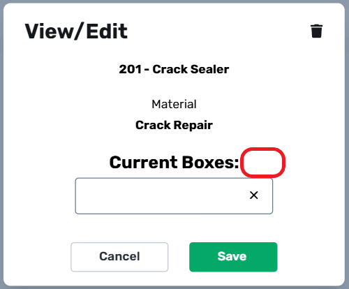 Box Management Procedure