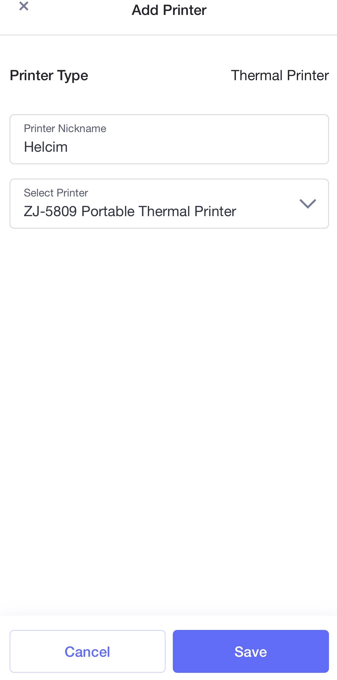 printer name