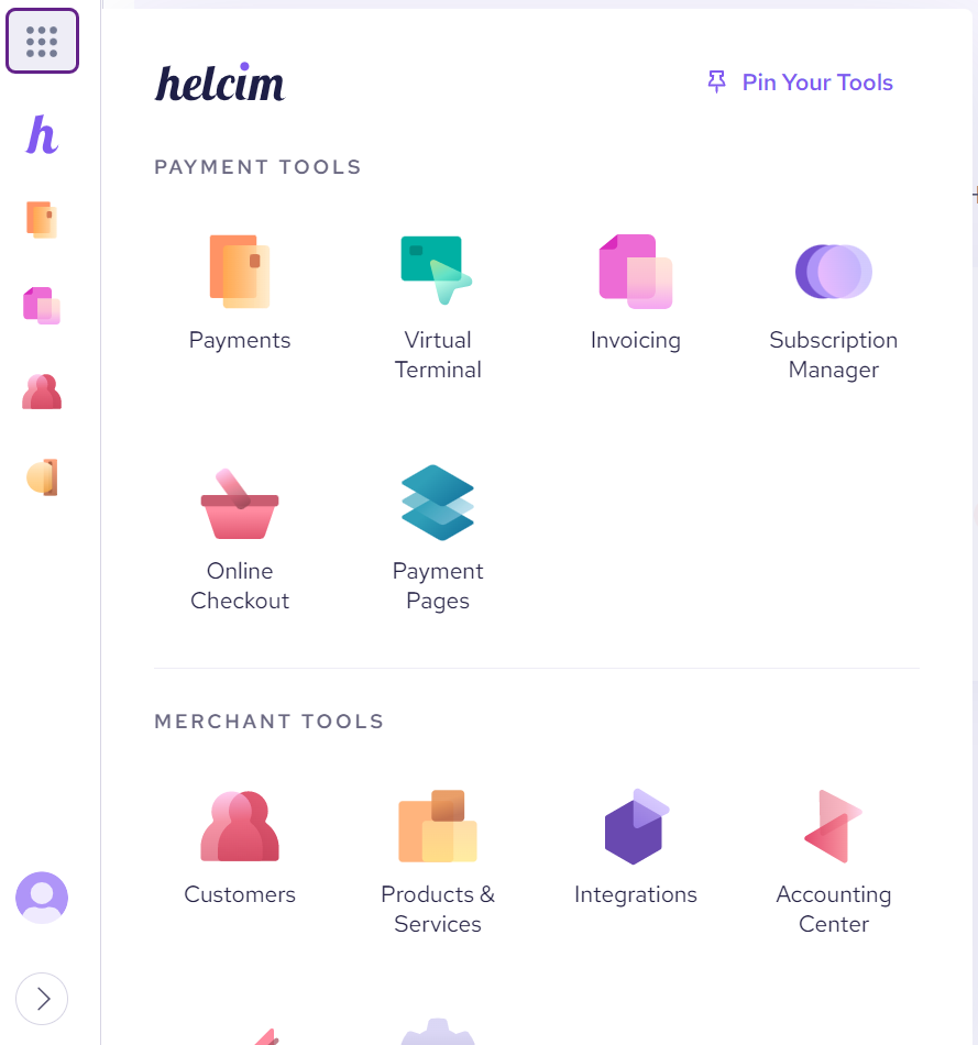 Helcim payment tools