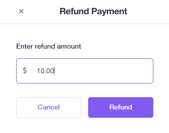 refund payment