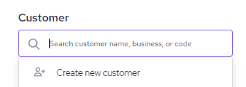 add new customer
