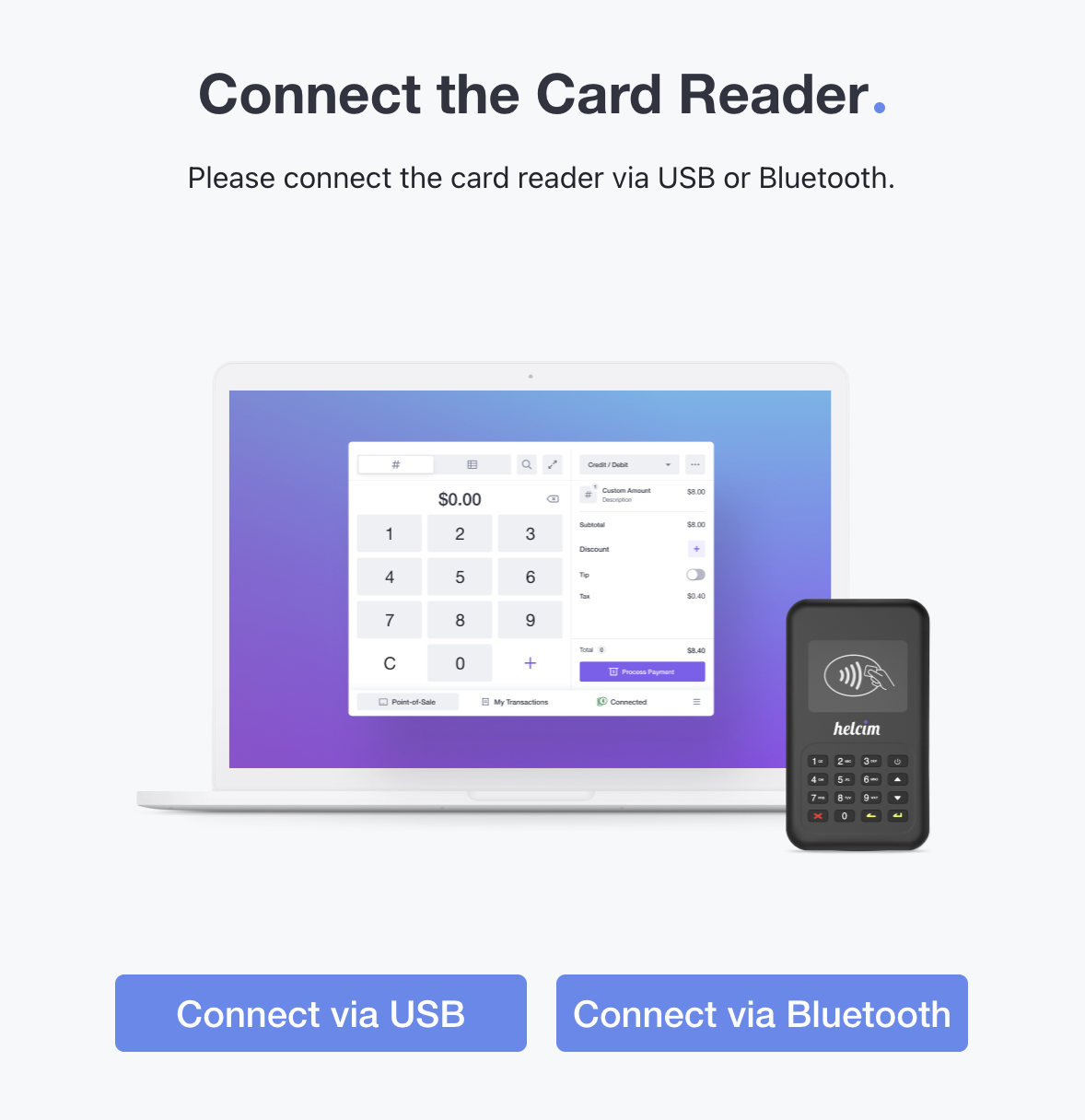 Connect the Card Reader