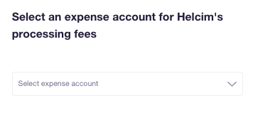 select an expense