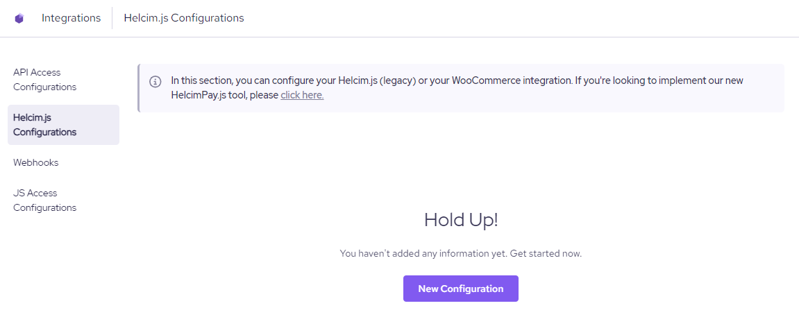 Create new Helcim.js for WooCommerce