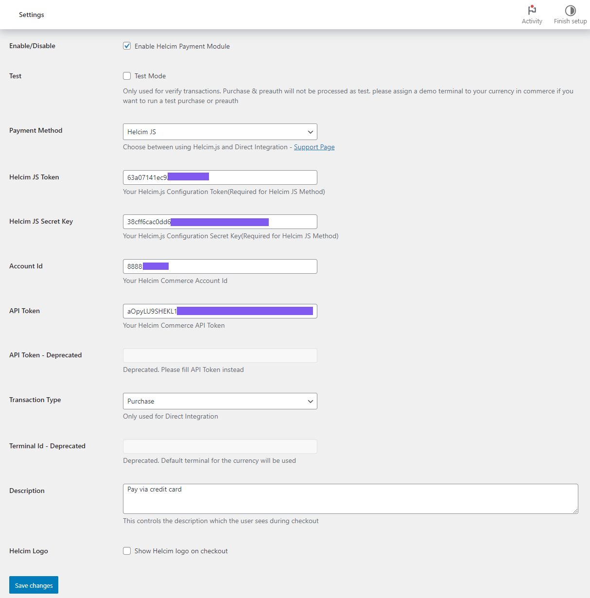 complete the final API configuration steps in your WooCommerce plugin step 5