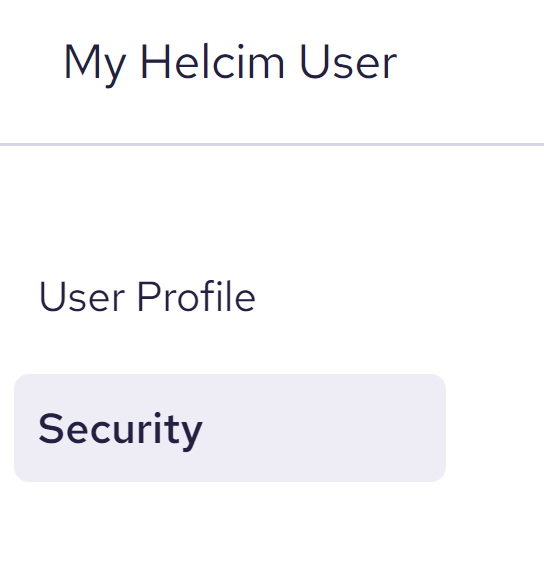 Start changing Helcim PIN account step 2