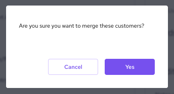 merge customer profiles