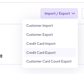 Exporting customer data from Helcim