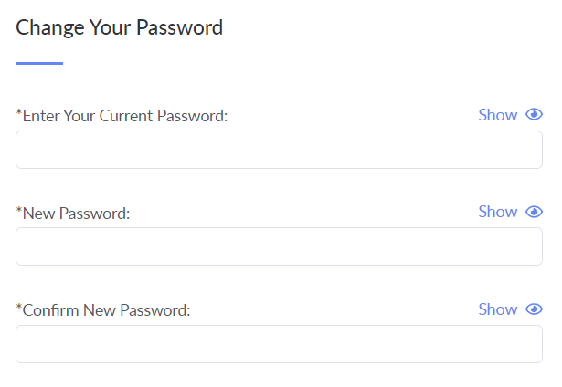 change your password