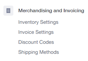 Merchandising and Invoicing