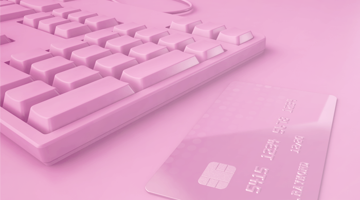 keyboard and credit card