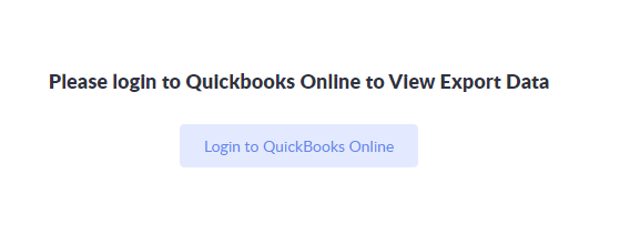 Please login to QuickBooks Online