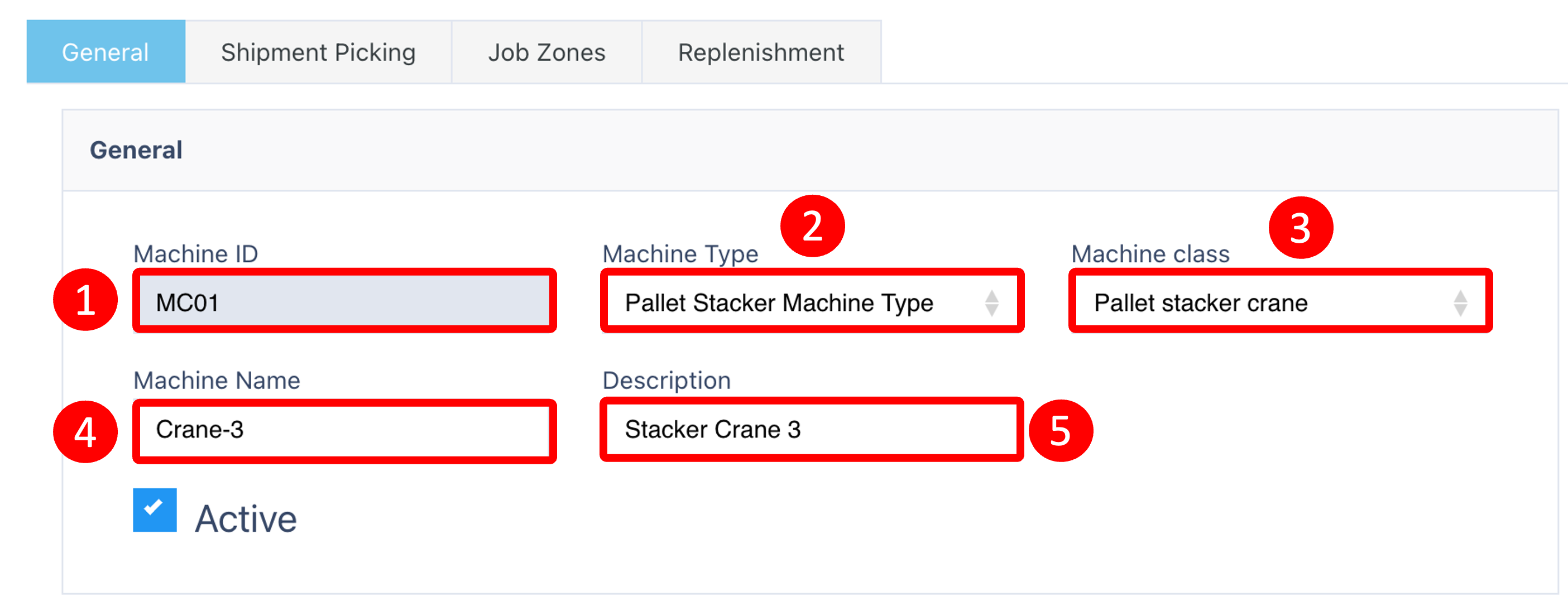 general tab machine