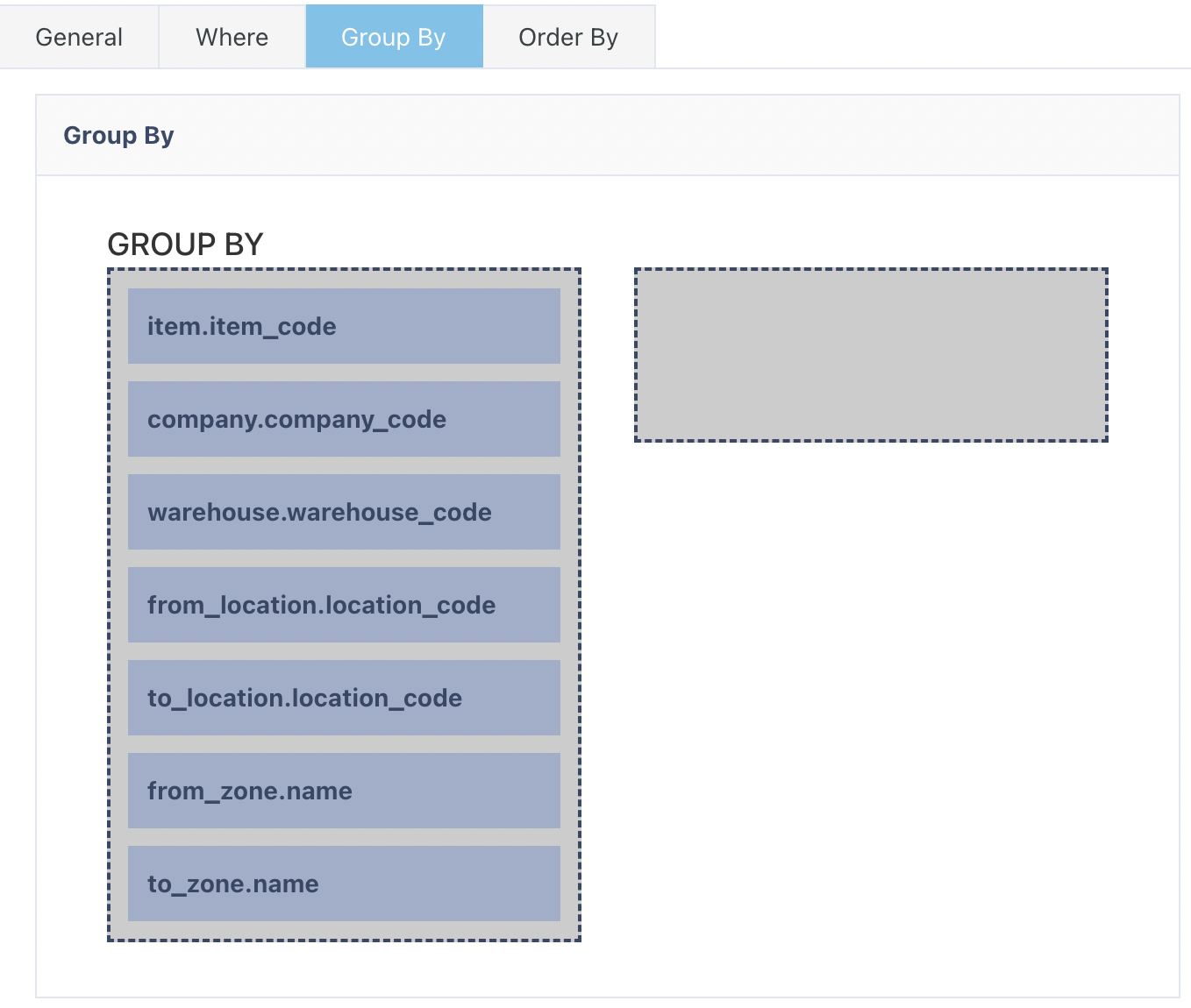 group by tab(1)