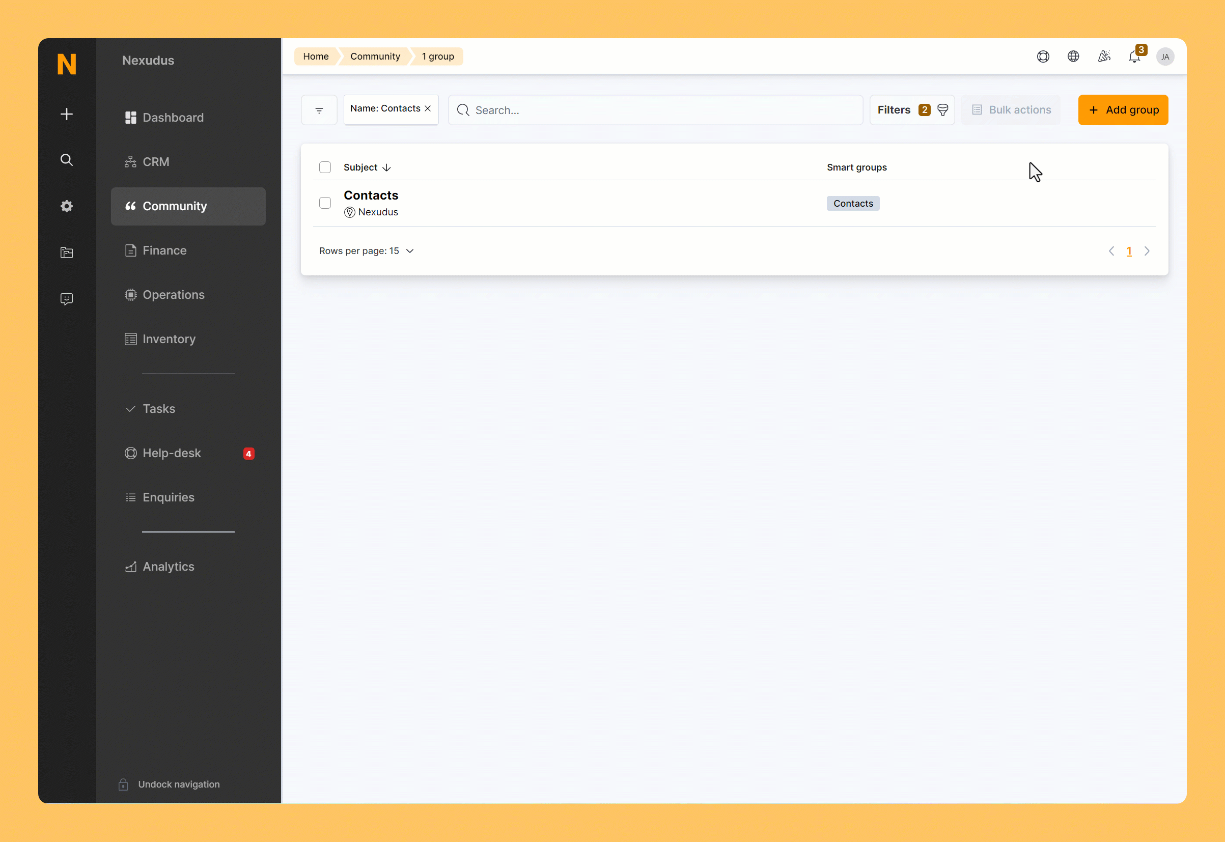 AddingSubscriberGroups