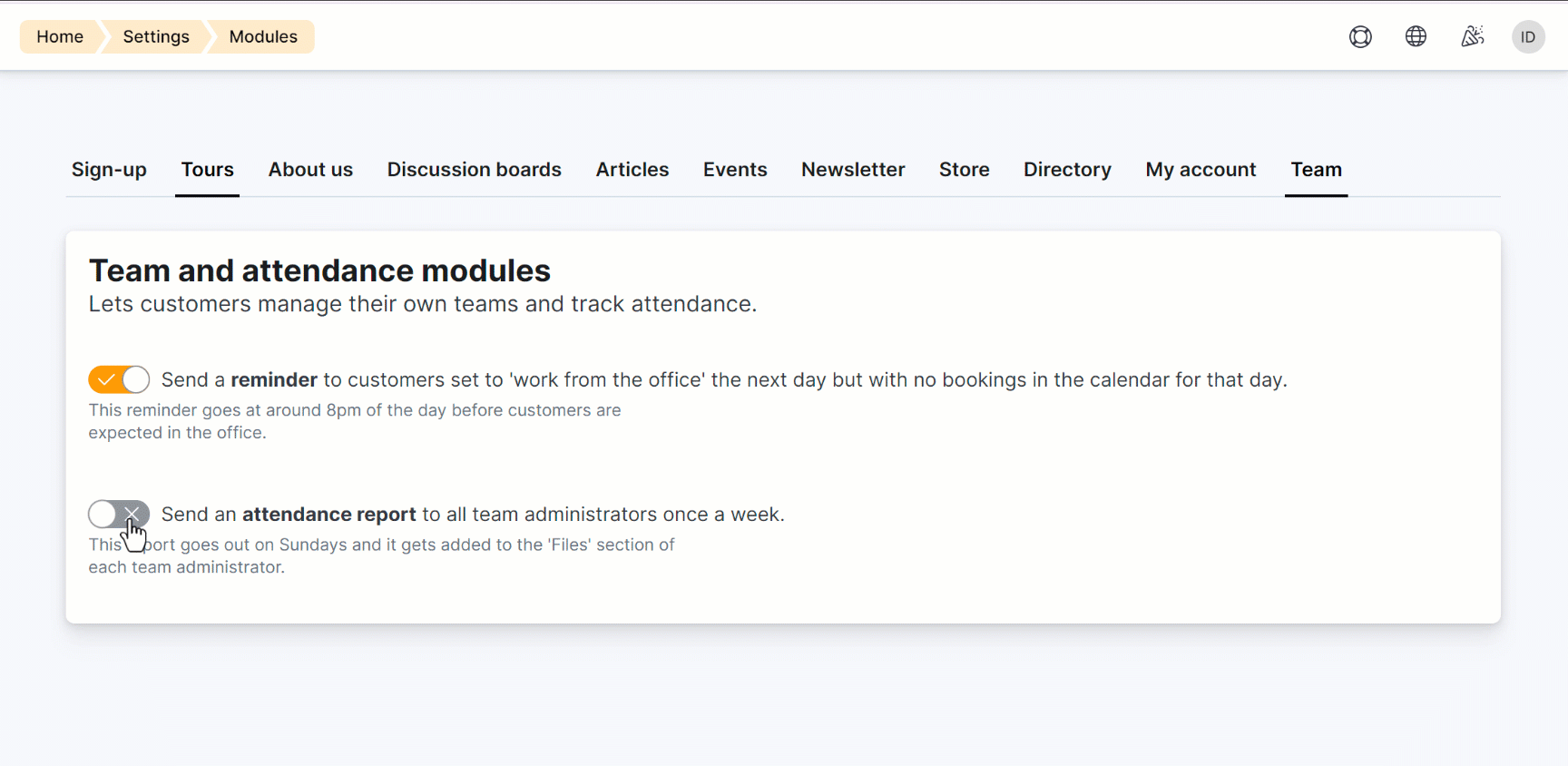 EnablingTeamAttendanceAutoMailer
