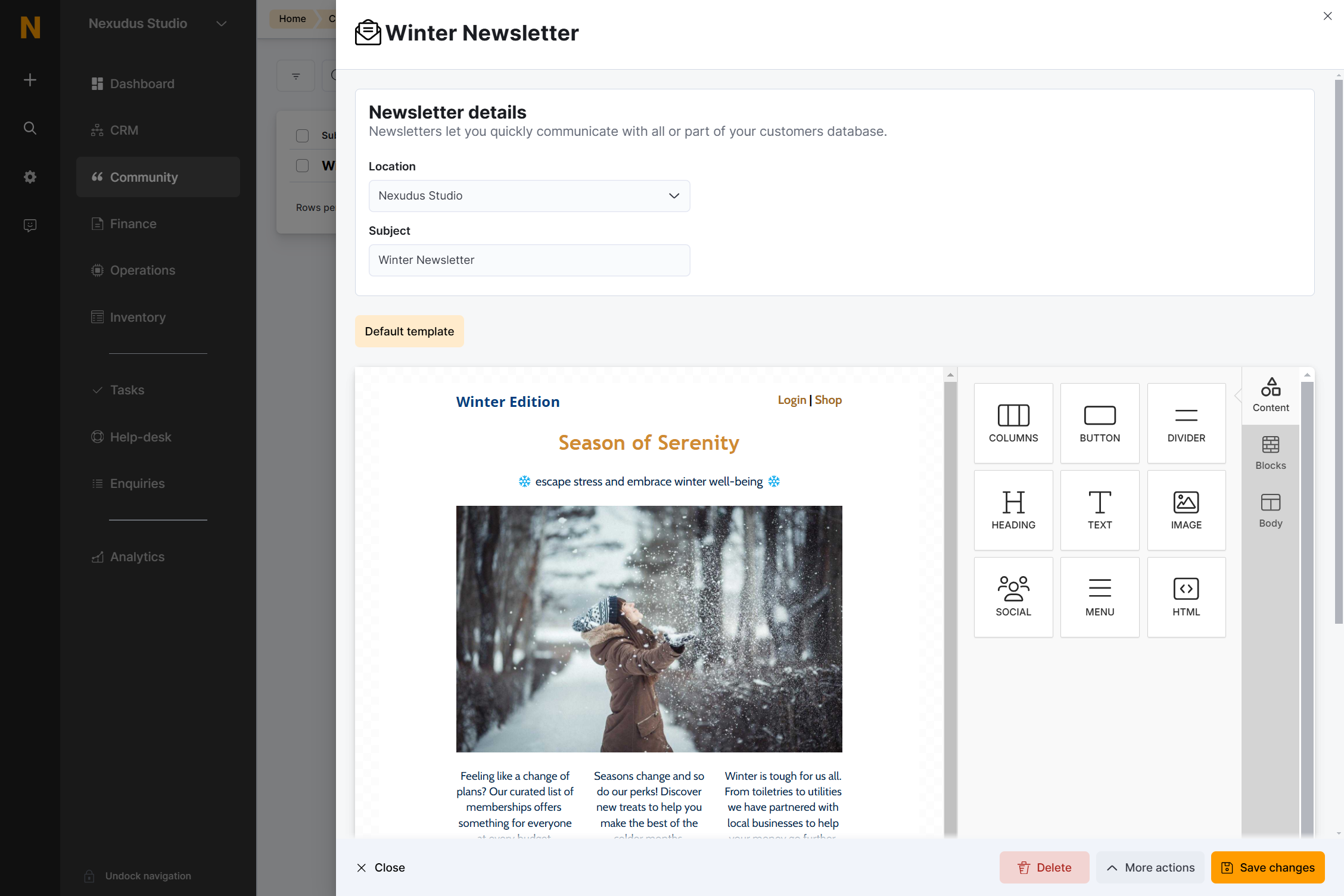 NewsletterEditor