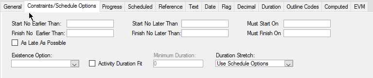 API Mapping Constraints