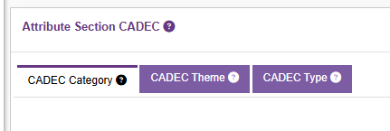 CADEC-attributes