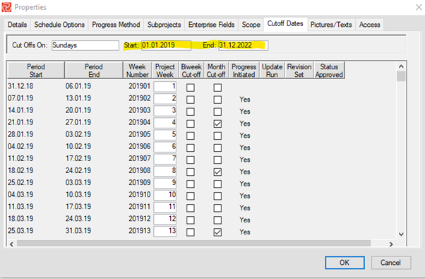 How to extend the calendar range when an activity is placed outside the calendar span.