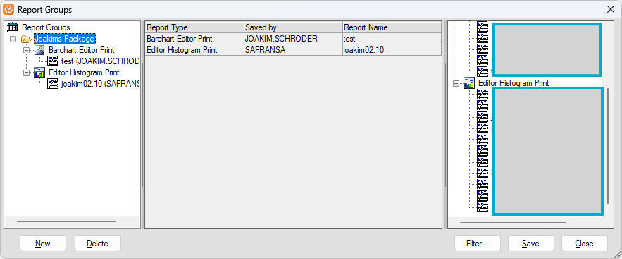 Features of the Admin tab in the Safran Planner Ribbon menu