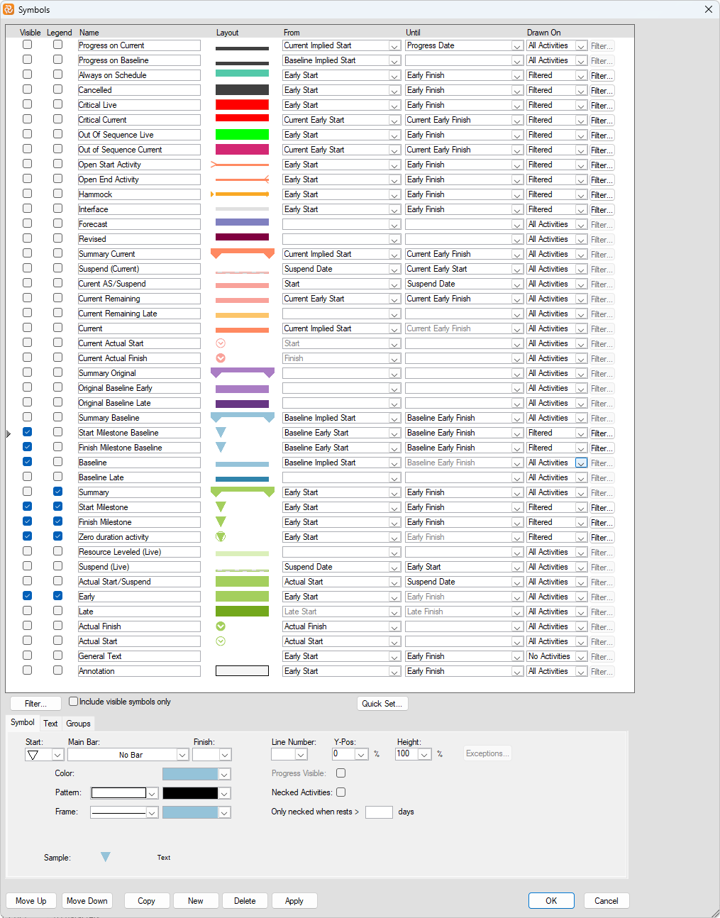 Planner All Symbols