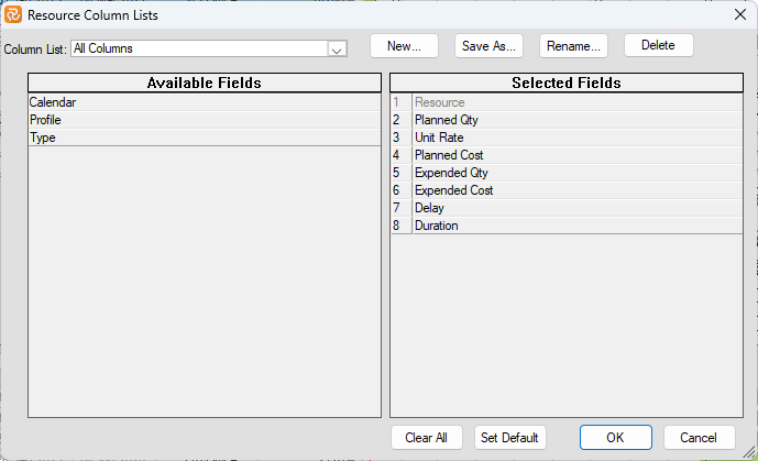 Planner Column Lists Resources New Column DragDrop