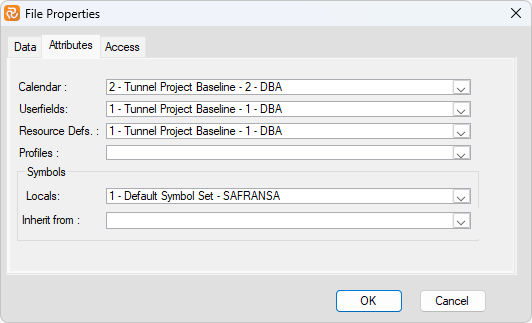 Planner File Properties Attributes