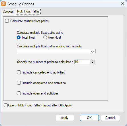 Functionality of the schedule section of the Safran Planner Ribbon menu