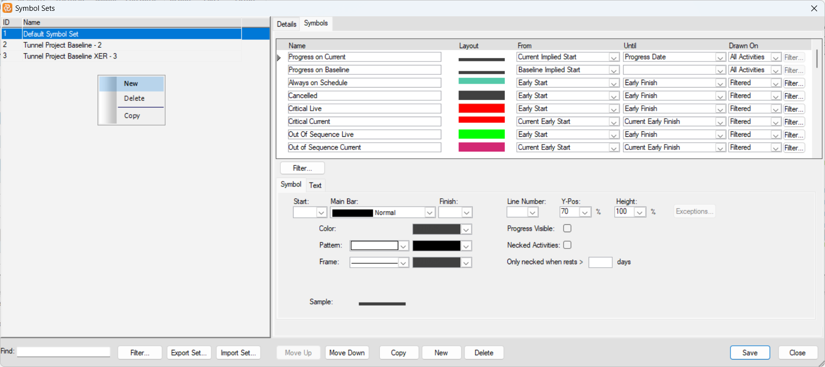 Planner New Symbol Set