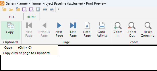 Configuring Barchart Editor Print and Page Setup