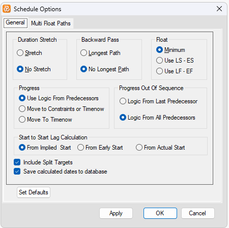 Planner Schedule Options1