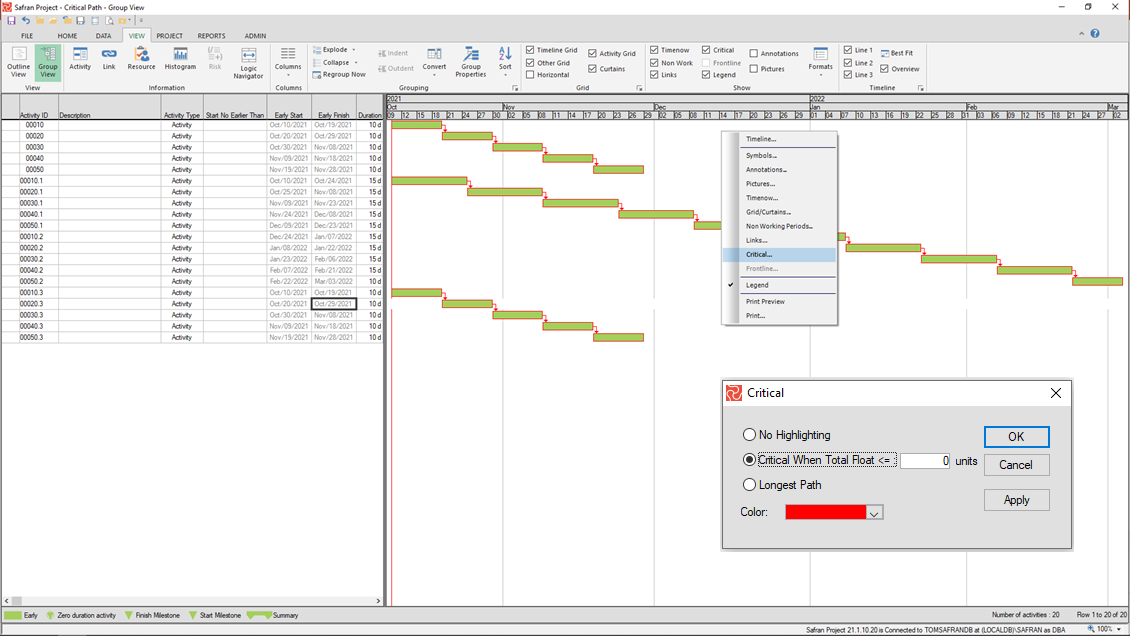 SP%20BE%20Formatting%20the%20Gantt%20Area%20Timeline%20Critical%20Activities%20BE