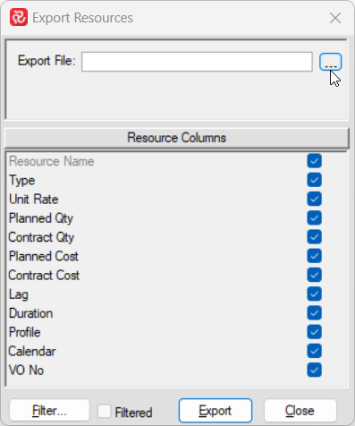 SP Export Resources