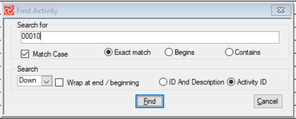 SP%20Project%20Control%20Adding%20Progress%20And%20Expended%20Find%20Activity