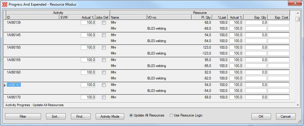 SP%20Project%20Control%20Adding%20Progress%20And%20Expended%20Resource%20Level