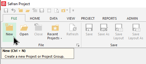 SP Project group Ribbon