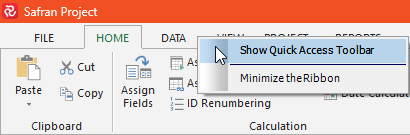 SP Show Quick Access Toolbar