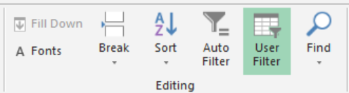 SP User Filter Active