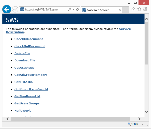 Enable Save To SWA from Safran Project Clients